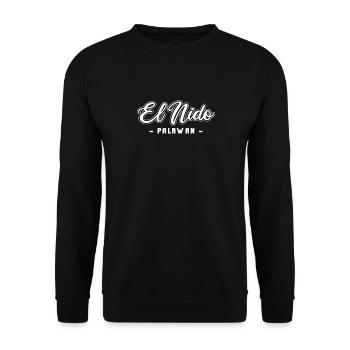 Voyage de vacances El Nido Palawan Philippines Asie - Sweat-shirt Unisexe - noir - Devant - Alina (178cm) & Michal (187cm)