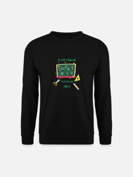 Erste Klasse Schulkind - Unisex Pullover - Schwarz