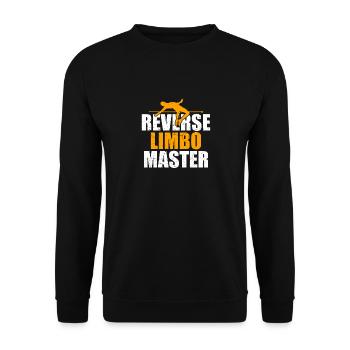 Backward Limbo Master Pole Vault - Unisex Sweatshirt - black - Front - Alina (178cm) & Michal (187cm)