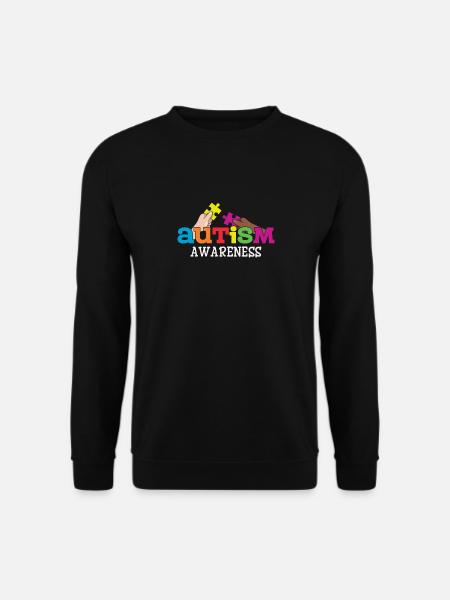 Awesome Autism Awareness - Unisex Sweatshirt - black
