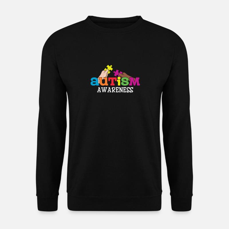 Awesome Autism Awareness - Unisex Sweatshirt - black