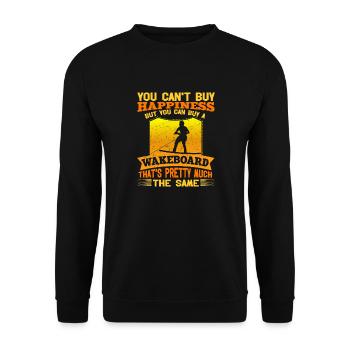 Vous ne pouvez pas acheter de la chance, mais vous pouvez acheter un - Sweat-shirt Unisexe - noir - Devant - Alina (178cm) & Michal (187cm)
