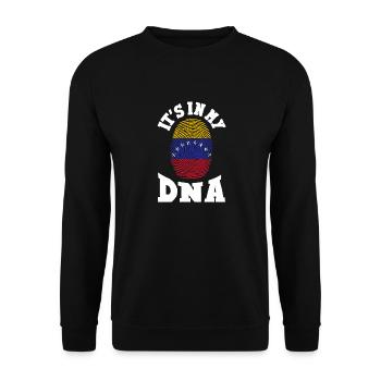 C’est dans mon ADN Venezuela Venezuela Venezuela Drapeau vénézuélien - Sweat-shirt Unisexe - noir - Devant - Alina (178cm) & Michal (187cm)