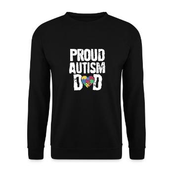 Journée de sensibilisation à l’autisme Autistes Soyez différent - Sweat-shirt Unisexe - noir - Devant - Alina (178cm) & Michal (187cm)