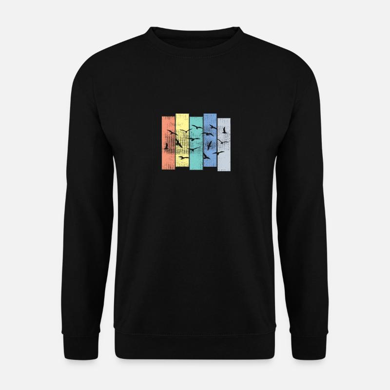 Birds Migratory Birds - Unisex Sweatshirt - black