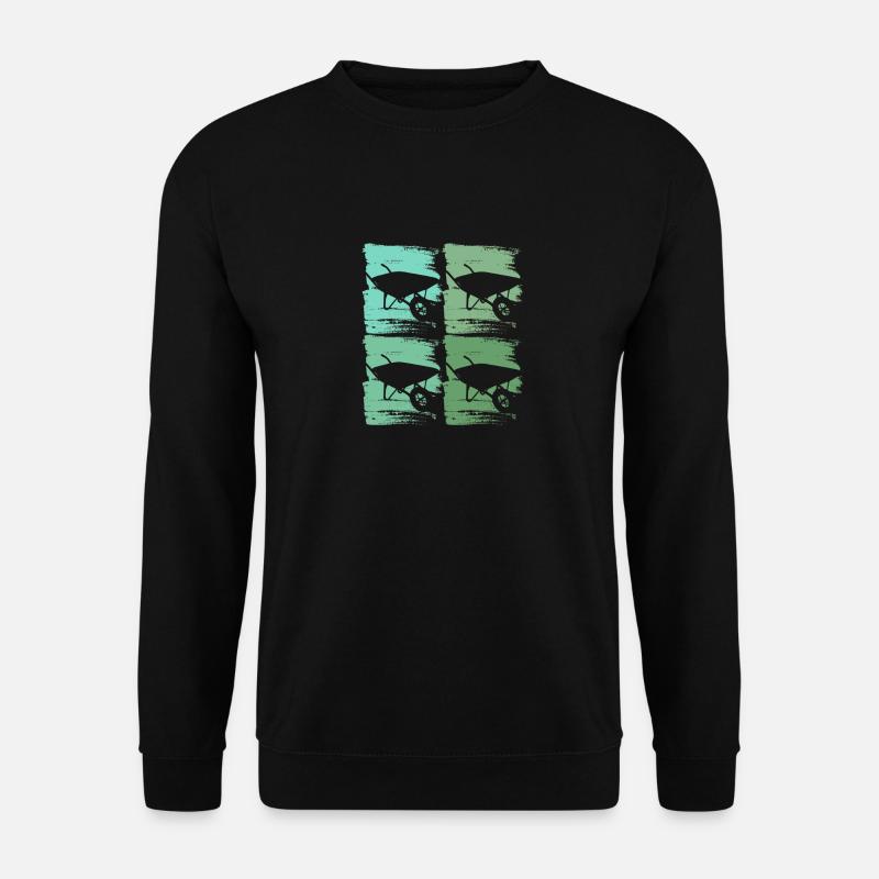 Schubkarre Gärtner - Unisex Pullover - Schwarz