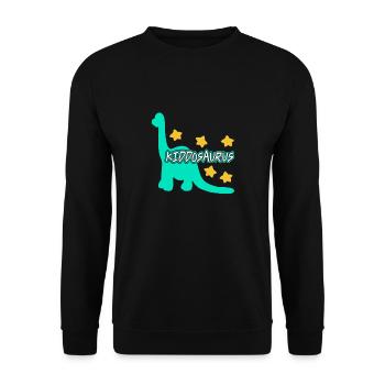 Cute Cool Kiddosaraus Awesome Designs Present Gift - Unisex Pullover - Schwarz - Vorne - Alina (178cm) & Michal (187cm)