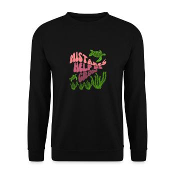 MISTAKES HELP US GROW - Sweat-shirt Unisexe - noir - Devant - Alina (178cm) & Michal (187cm)
