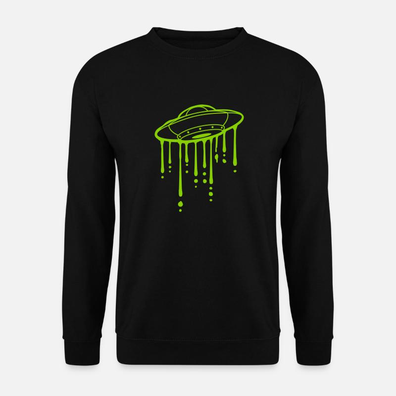 Graffiti Slime Drops UFO - Unisex Sweatshirt - black