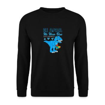 Autismus Kampf Aufklärung Autist Autisten Puzzle - Unisex Pullover - Schwarz - Vorne - Alina (178cm) & Michal (187cm)