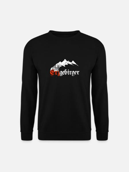 Erzgebirge Heimat Liebe Wandern - Unisex Pullover - Schwarz