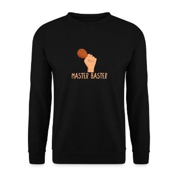 Master Baster Truthahn Bein Tag Lustige Masterbast - Unisex Pullover - Schwarz - Vorne - Alina (178cm) & Michal (187cm)