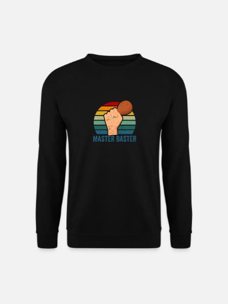 Truthahnbein-Tag Lustiger Masterbaster Thanks - Unisex Pullover - Schwarz