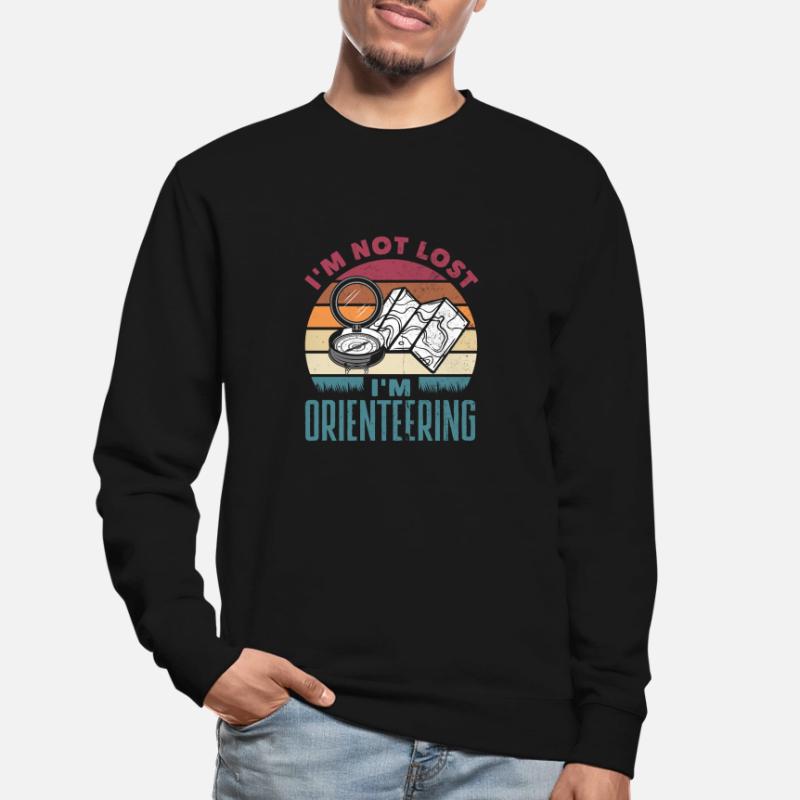 Course d’orientation Course d’orientation Course d’orientation Sweat-shirt Unisexe