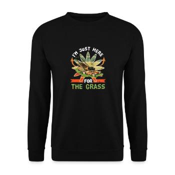 Gardening Gardeners Gardening Digging Plant - Unisex Sweatshirt - black - Front - Alina (178cm) & Michal (187cm)