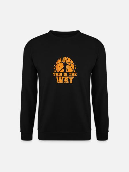 This is the Way Basketball Amerika USA - Unisex Pullover - Schwarz