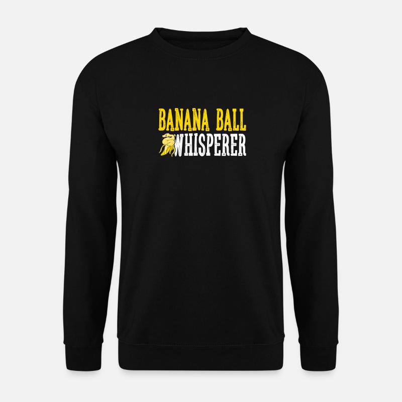 Banana Ball Python Whisperer - Sweat-shirt Unisexe - noir