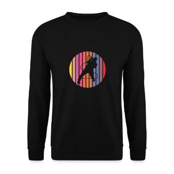 Singer Musicians Singing Band Singing Hobby Singer - Unisex Sweatshirt - black - Front - Alina (178cm) & Michal (187cm)
