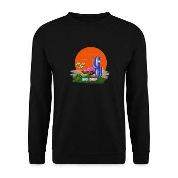Drippin - Unisex Pullover - Schwarz - Vorne - Alina (178cm) & Michal (187cm)