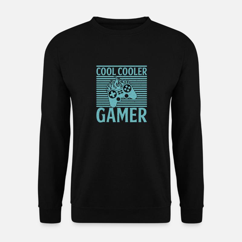 Gaming Gamer Zocken Computer Nerd - Unisex Pullover - Schwarz