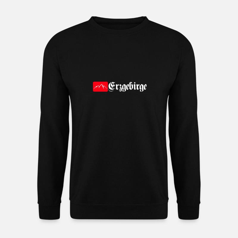 Erzgebirge Berge - Unisex Pullover - Schwarz