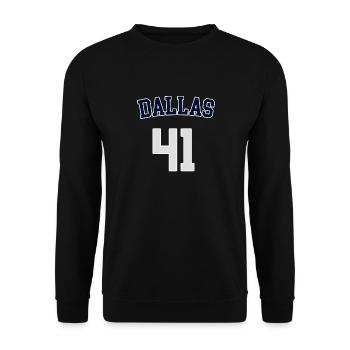 Dallas 41 - Unisex Sweatshirt - black - Front - Alina (178cm) & Michal (187cm)