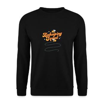Beekeeper Hobby Summer Tropical Fruits - Unisex Sweatshirt - black - Front - Alina (178cm) & Michal (187cm)