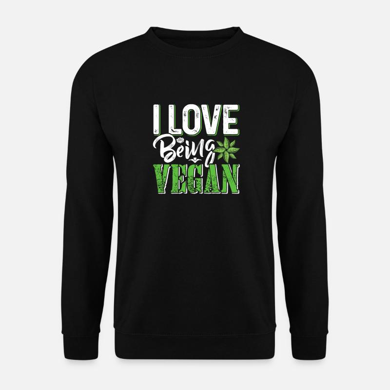 Ich Liebe Es Vegan Zu Sein - Unisex Pullover - Schwarz