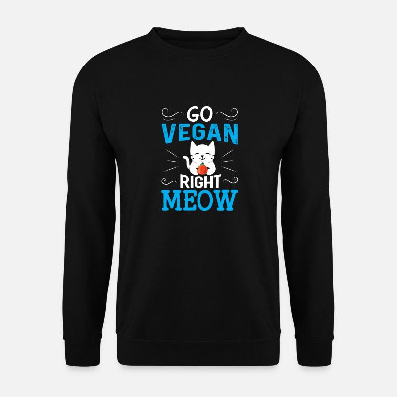 Werde Jetzt Vegan, Miau - Unisex Pullover - Schwarz