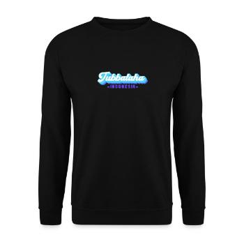 Vintage Urlaub Reise Philippinen Tubbataha - Unisex Pullover - Schwarz - Vorne - Alina (178cm) & Michal (187cm)