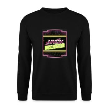 terrier lieben lieblingshund geek windhund pfote - Unisex Pullover - Schwarz - Vorne - Alina (178cm) & Michal (187cm)