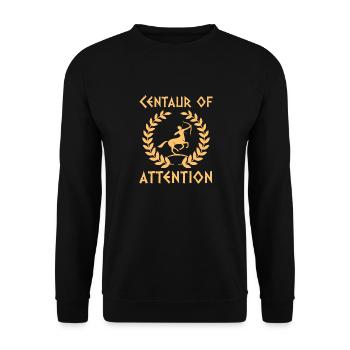 Antike Griechische Mythologie Monster und - Unisex Pullover - Schwarz - Vorne - Alina (178cm) & Michal (187cm)
