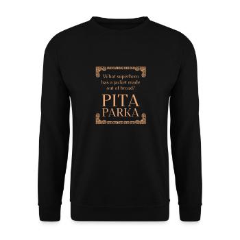 Antike Griechische Mythologie und Griechisches - Unisex Pullover - Schwarz - Vorne - Alina (178cm) & Michal (187cm)