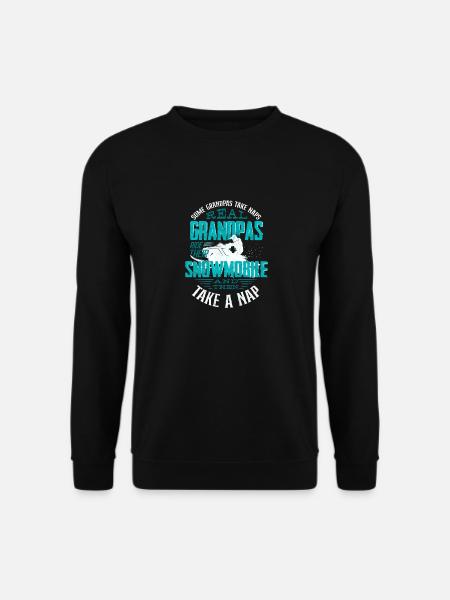 Snowmobile Riding Snowmobiling Snowmobiler - Unisex Sweatshirt - black