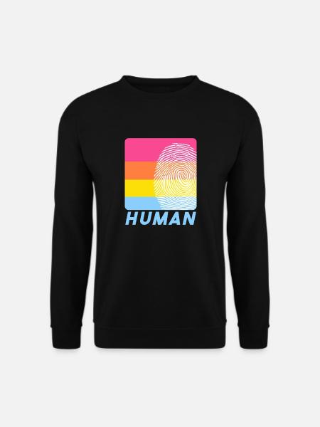 Human Fingerprint - Unisex Sweatshirt - black