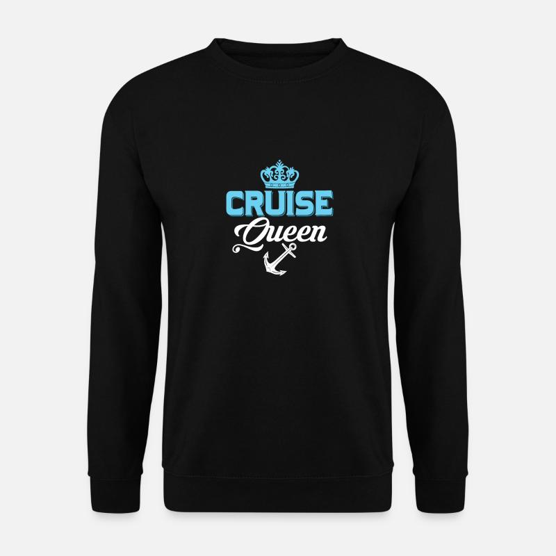 Cruise Queen Cruiser Vacation Crusing - Unisex Sweatshirt - black