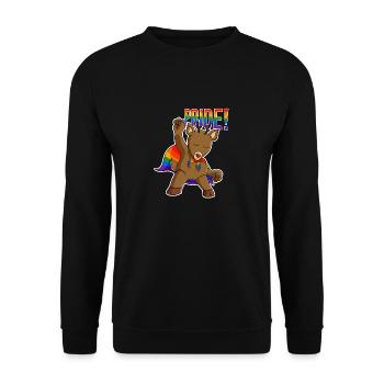 Deer I LGBTQ Flag I Rainbow Flag I Gay Pride - Unisex Sweatshirt - black - Front - Alina (178cm) & Michal (187cm)