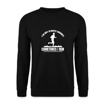 Jogging fit jogging course course cardio training - Sweat-shirt Unisexe - noir - Devant - Alina (178cm) & Michal (187cm)