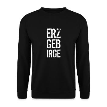 Erzgebirge - Unisex Pullover - Schwarz - Vorne - Alina (178cm) & Michal (187cm)