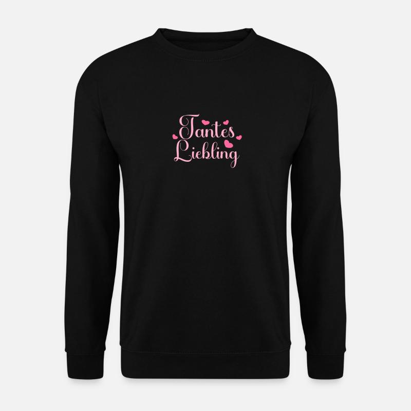 Tantes Liebling. Nichte Neffe Baby Tanten - Unisex Pullover - Schwarz
