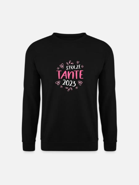 stolze frischgebackene Tante Nichte - Unisex Pullover - Schwarz