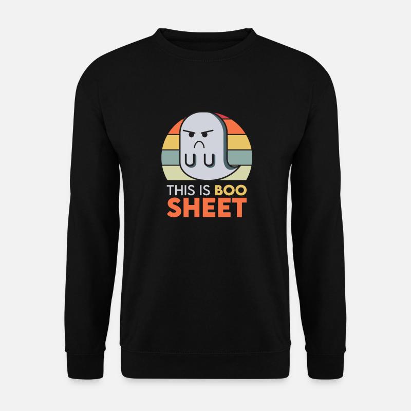 Das ist Boo Sheet - Unisex Pullover - Schwarz