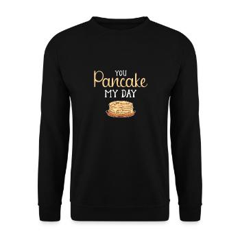 Kuchen Backen Bäcker Konditor - Unisex Pullover - Schwarz - Vorne - Alina (178cm) & Michal (187cm)