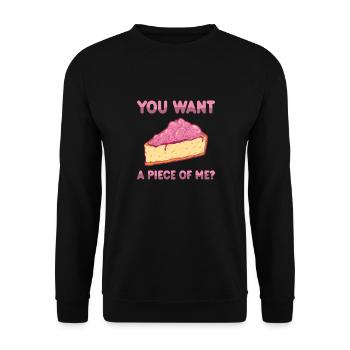 Kuchen Backen Bäcker Konditor - Unisex Pullover - Schwarz - Vorne - Alina (178cm) & Michal (187cm)