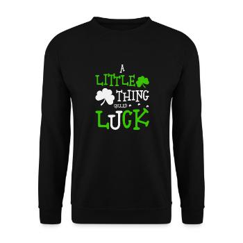 Fête irlandaise de la Saint-Patrick - Sweat-shirt Unisexe - noir - Devant - Alina (178cm) & Michal (187cm)