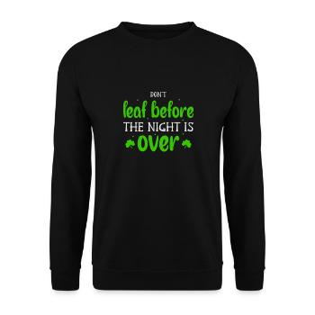Fête irlandaise de la Saint-Patrick - Sweat-shirt Unisexe - noir - Devant - Alina (178cm) & Michal (187cm)