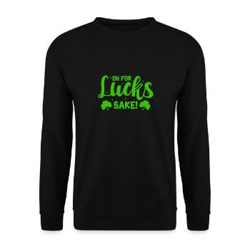 Fête irlandaise de la Saint-Patrick - Sweat-shirt Unisexe - noir - Devant - Alina (178cm) & Michal (187cm)