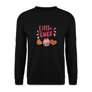 Boulangerie Baker Boulangerie Boulangerie Gâteau de confiserie - Sweat-shirt Unisexe - noir - Devant - Alina (178cm) & Michal (187cm)