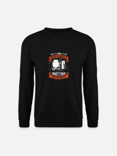 Concrete pavers - Unisex Sweatshirt - black