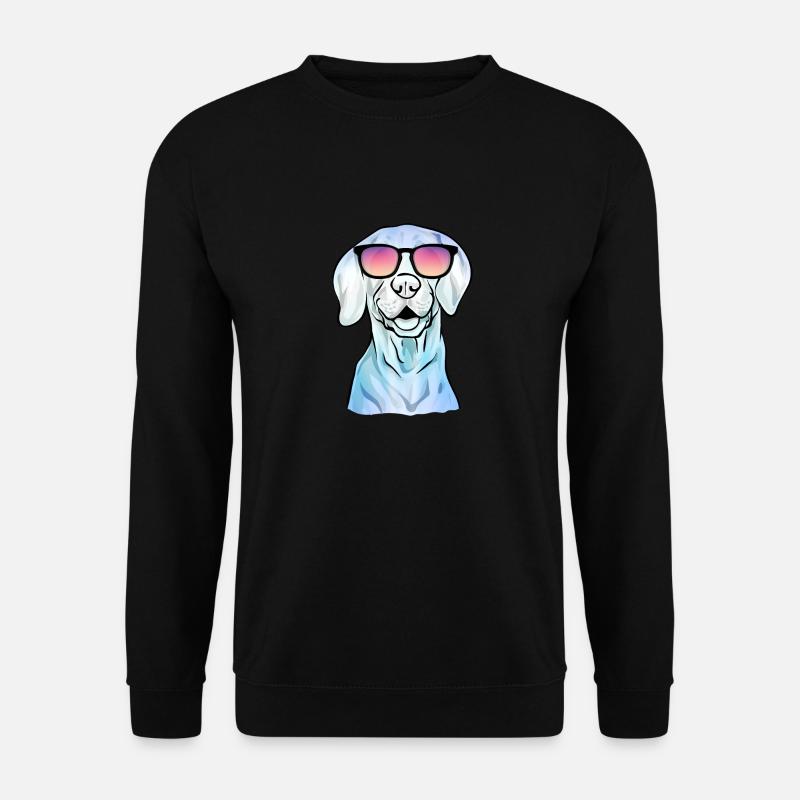 Vizsla Cool Retro Vintage Ungarischer Vizsla - Unisex Pullover - Schwarz